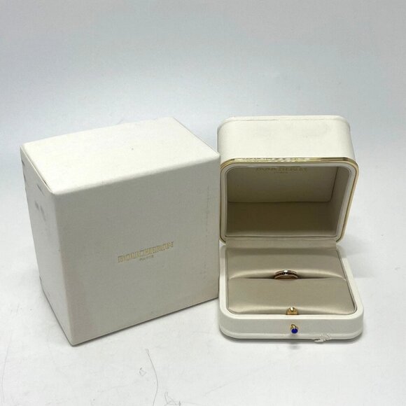 Boucheron Quatre Classic Half Accessory Jewelry Ring PinkGold/Brown - Picture 6 of 9